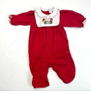 Vintage Red Christmas Outfit